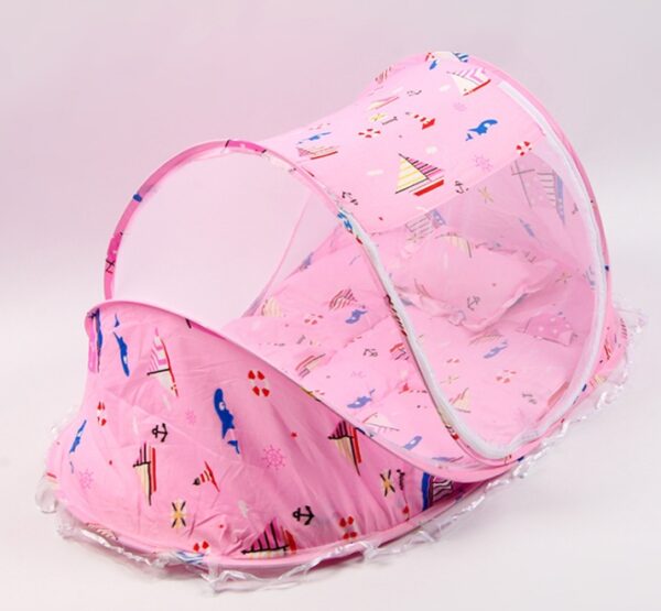 Foldable  Baby Bed Net With Pillow Net 2pieces Set - Image 5