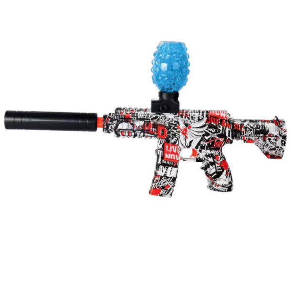 Electric Continuous Hair Soft Elastic Toy Gun - Image 9