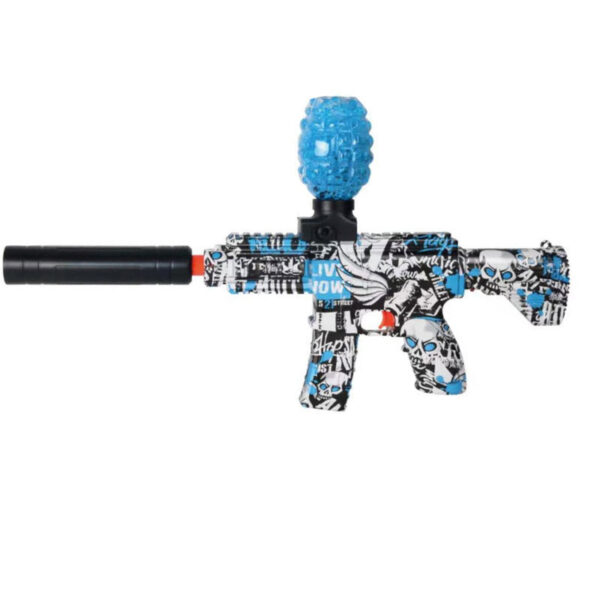 Electric Continuous Hair Soft Elastic Toy Gun - Image 3